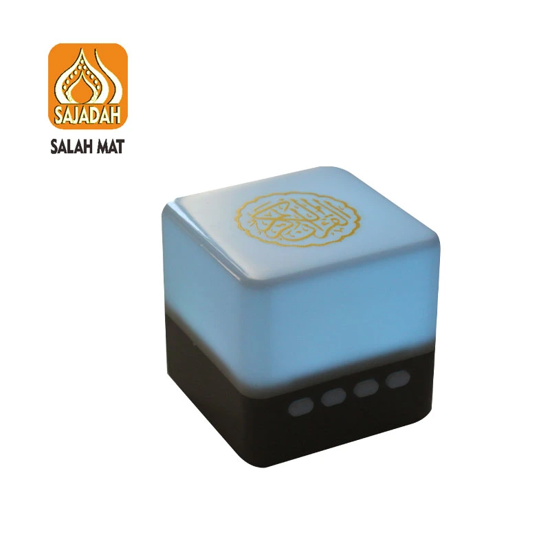 Zk100 Zikir Coran LED Quran Cube lámpara de jugador de Spearker USB Cargando