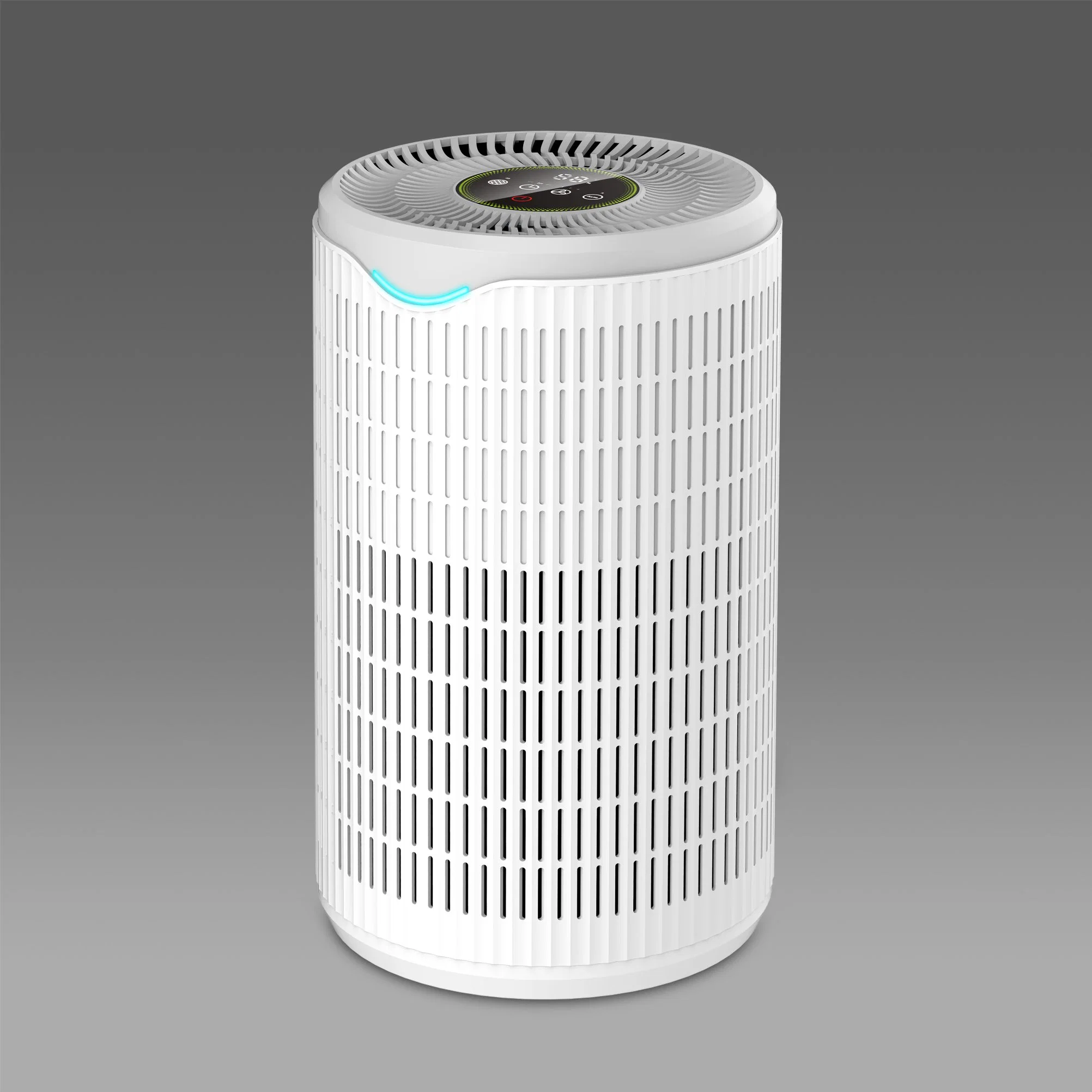 Indicateur de qualité de l'Air Purifiers filtre HEPA ronde minuterie le contrôle WiFi Cleaner OEM