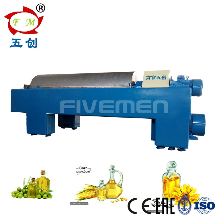 Centrífuga horizontal de un decantador de aceite de la separación de alquitrán de hulla aclaración con la certificación CE