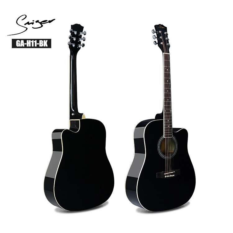 Ga-H11 41дюйма красочные начальный акустическая гитара дешевые цены Basswood народных полный размер акустической гитары