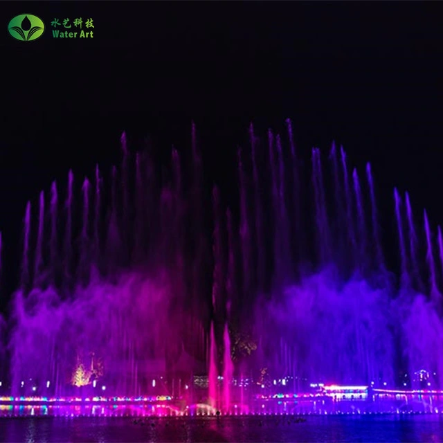 Free Design Outdoor Water Curtain Movie with Moving Projector Water Water Screen Fountain