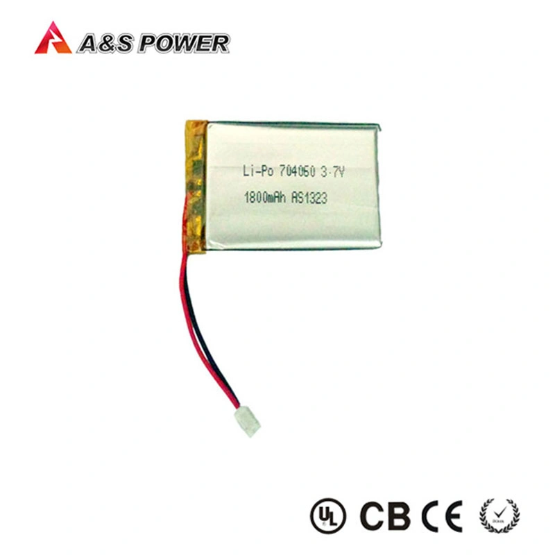 Polymer Lithium Battery 3.7V 1800mAh 704060 Rechargeable Lipo Battery Pack
