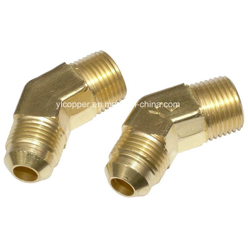 Precision Brass Female Thread Connector Brass Hex Head Fittings