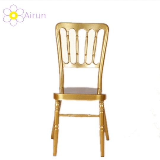 Wholesale/Supplier Napoleon Chiavari Tiffany Banquet Party Hotel Room Furniture Wedding Metal Chair with Cushion