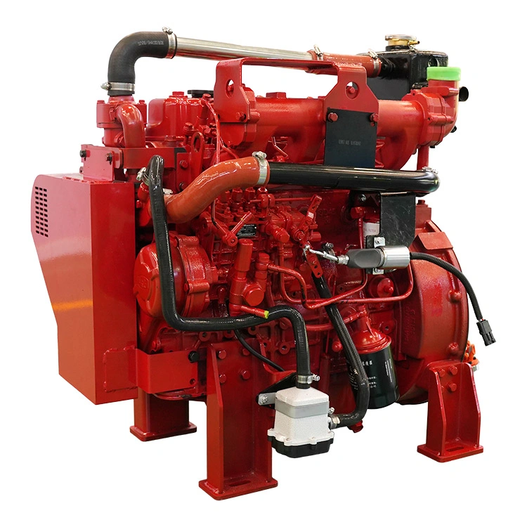 Original Factory 3000rpm Diesel Engine with Heat Exchanger for Fire Fighting Pump