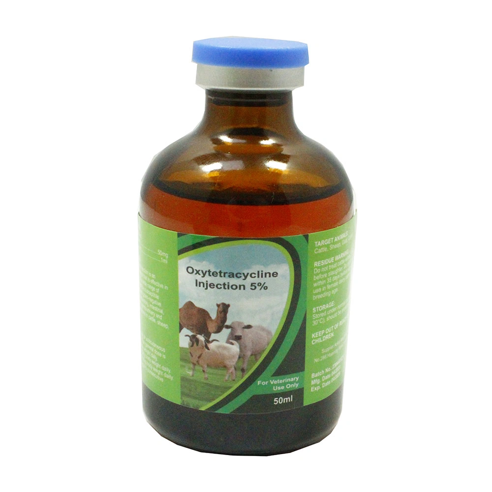 5% 50ml/Bottle Oxytetracycline Injection with GMP