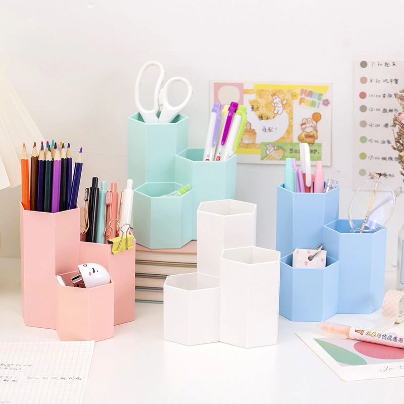 Factory Direct Sales Simple Candy Color Modern Style Low Pencil Holder