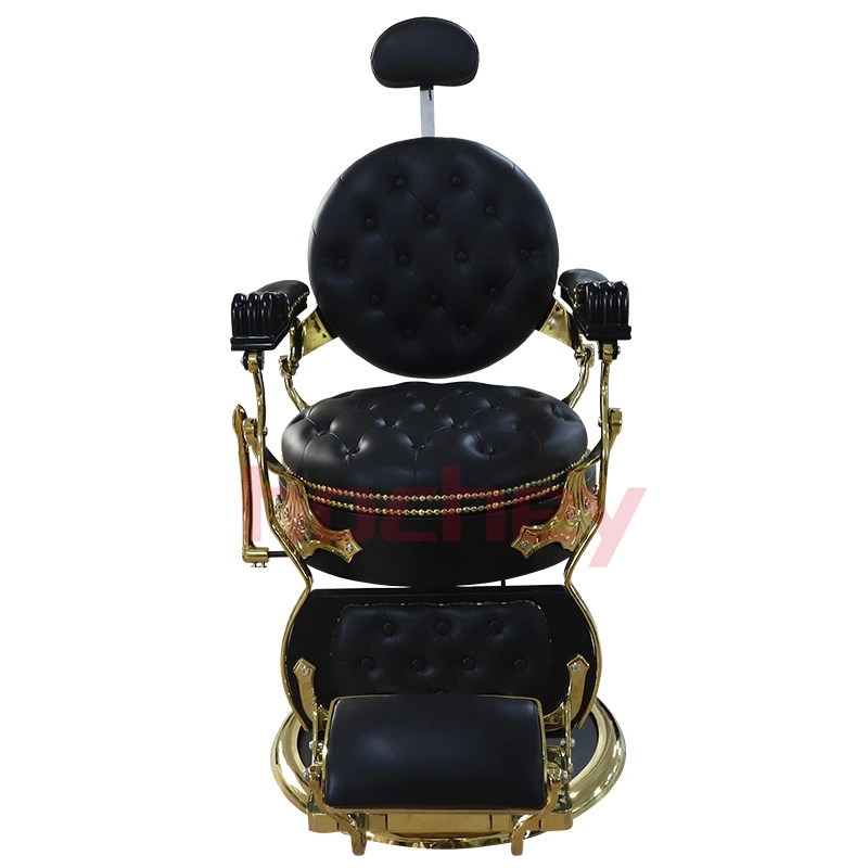 Equipamento de salão de beleza de luxo Antique Retro European Style Barber Chair