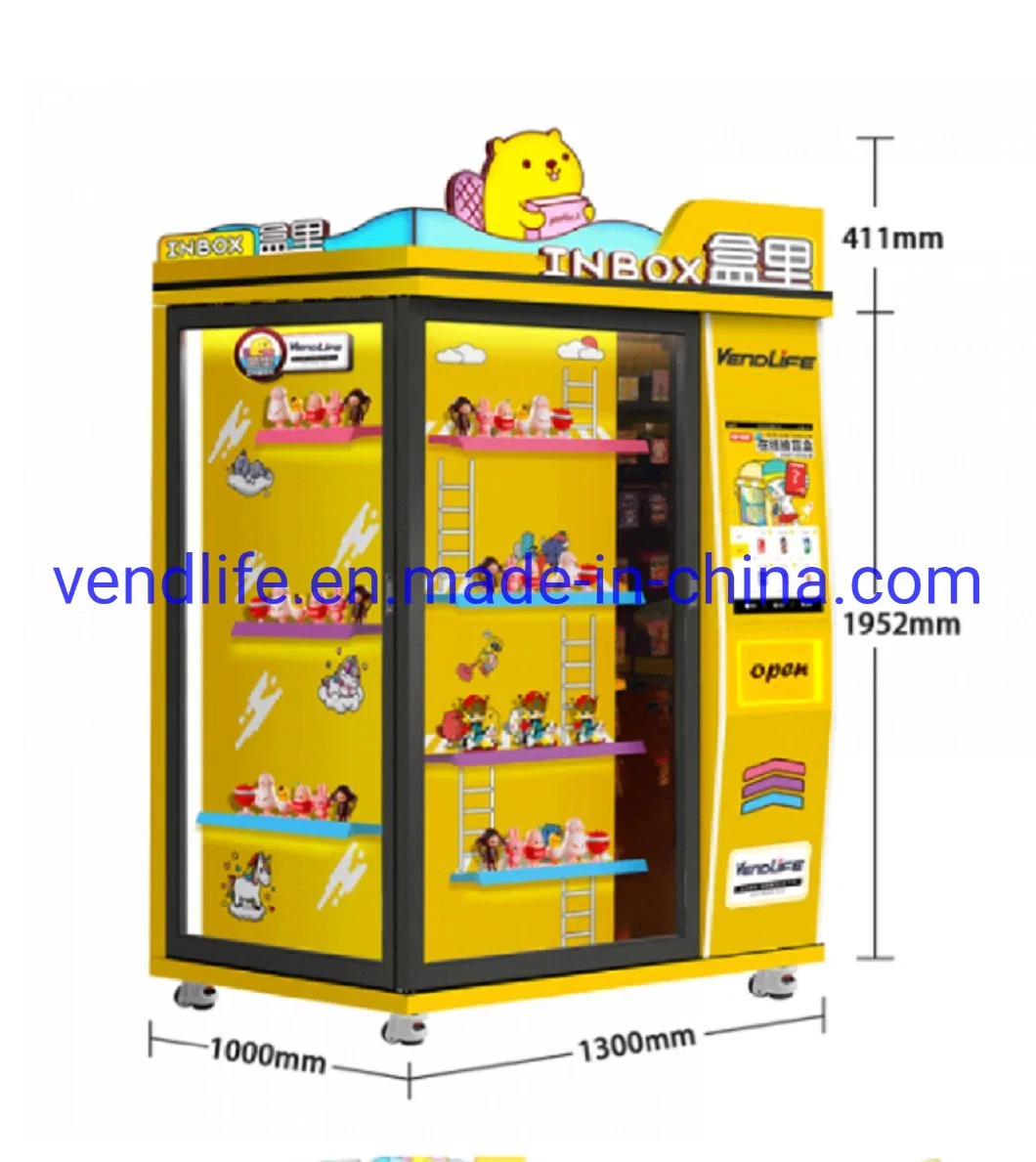 Extremely Beautiful Vending Machine with Lighting with Gift /Toy Elevator 3D Vending Machine for Pop Mart Machine