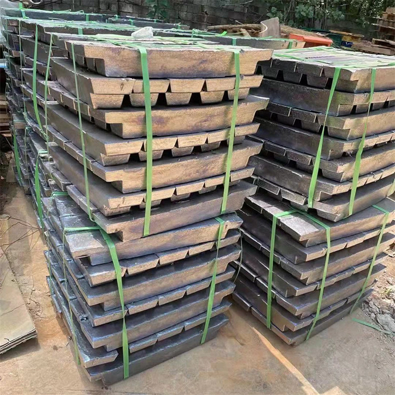China Industrial la fábrica de lingotes de plomo plomo puro 99.994 99.994%% Lingote de plomo con precios baratos