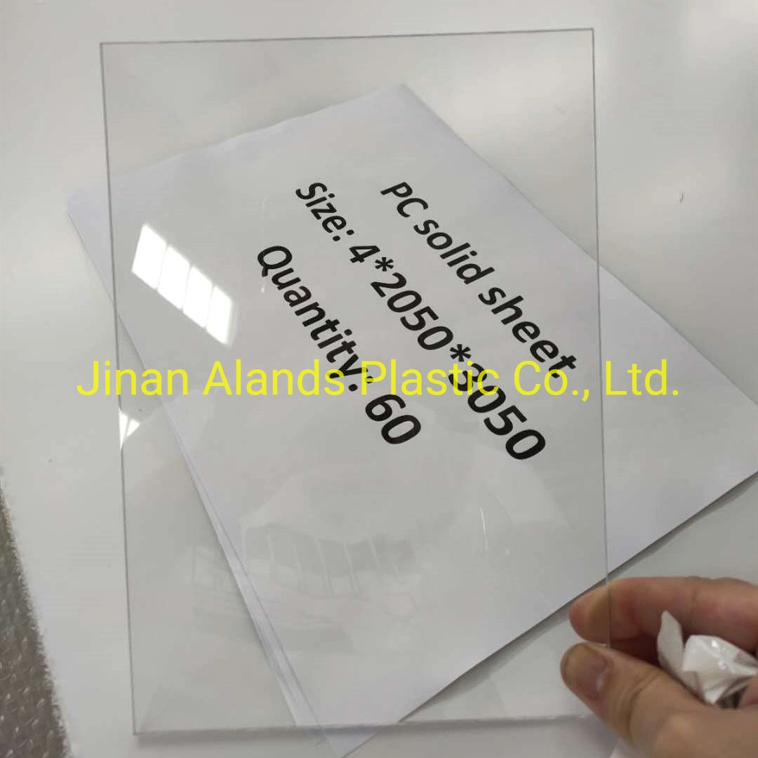 Garantie 10 ans Sabic Lexan/Bayer Makrolon 6mm transparente en polycarbonate solide feuille de PC