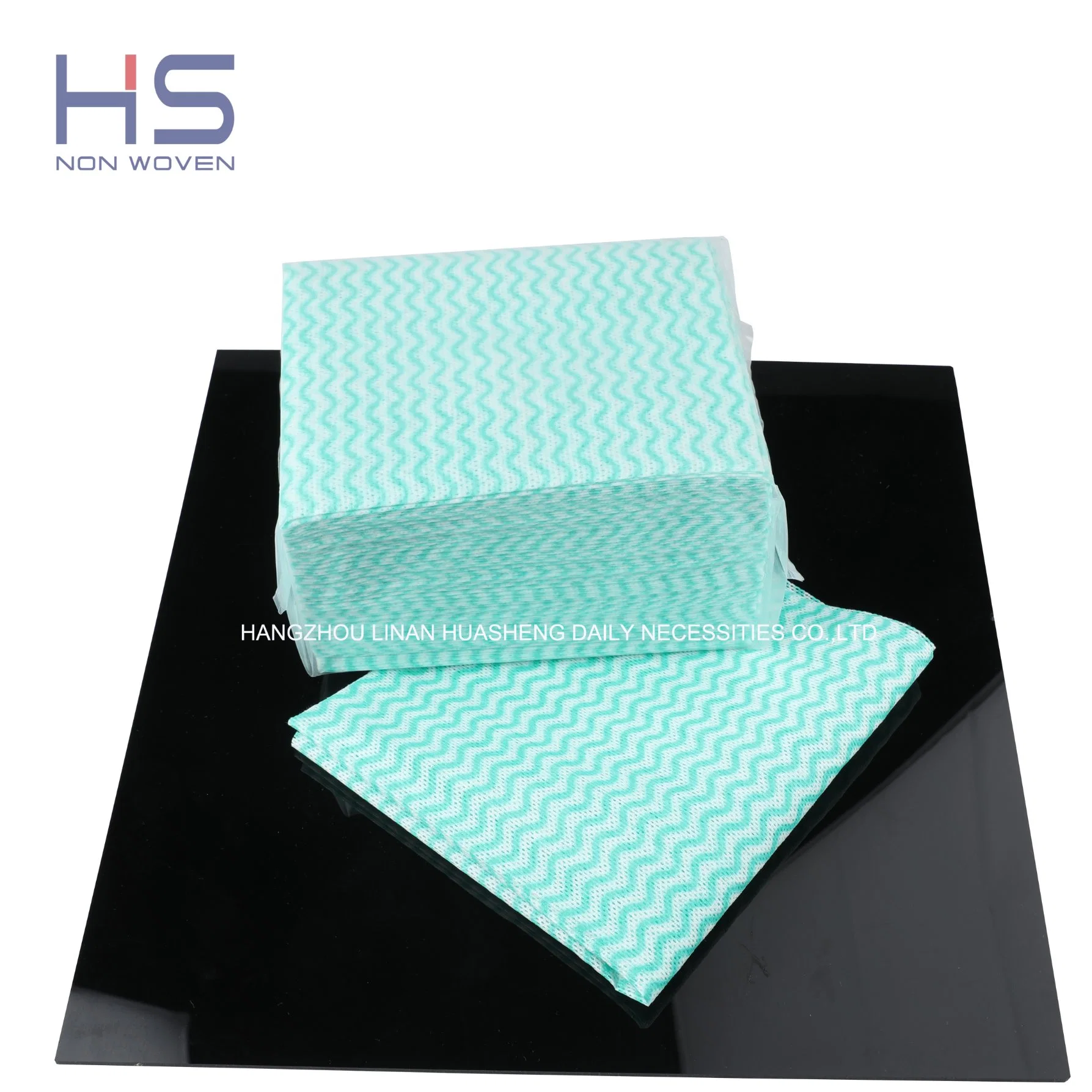 Spunlace Nonwoven Heavy Duty OEM Lens Window Kitchen Cleaning Cloth