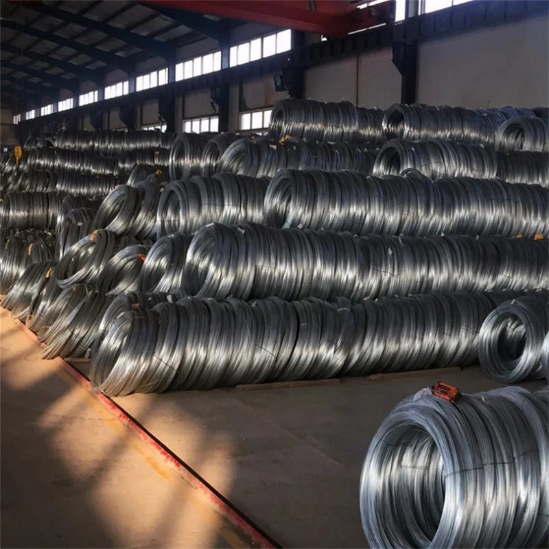 1.0-6.0mm cable de acero galvanizado para material de construcción ACSR Cable de hierro/suave trenzado de hierro negro recocido alambre vinculante de los materiales de construcción