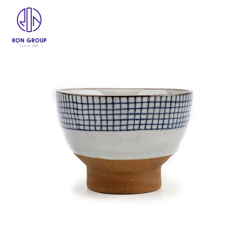 Promotional Price of Japanese High Temperature Porcelain Line High Foot Teacup