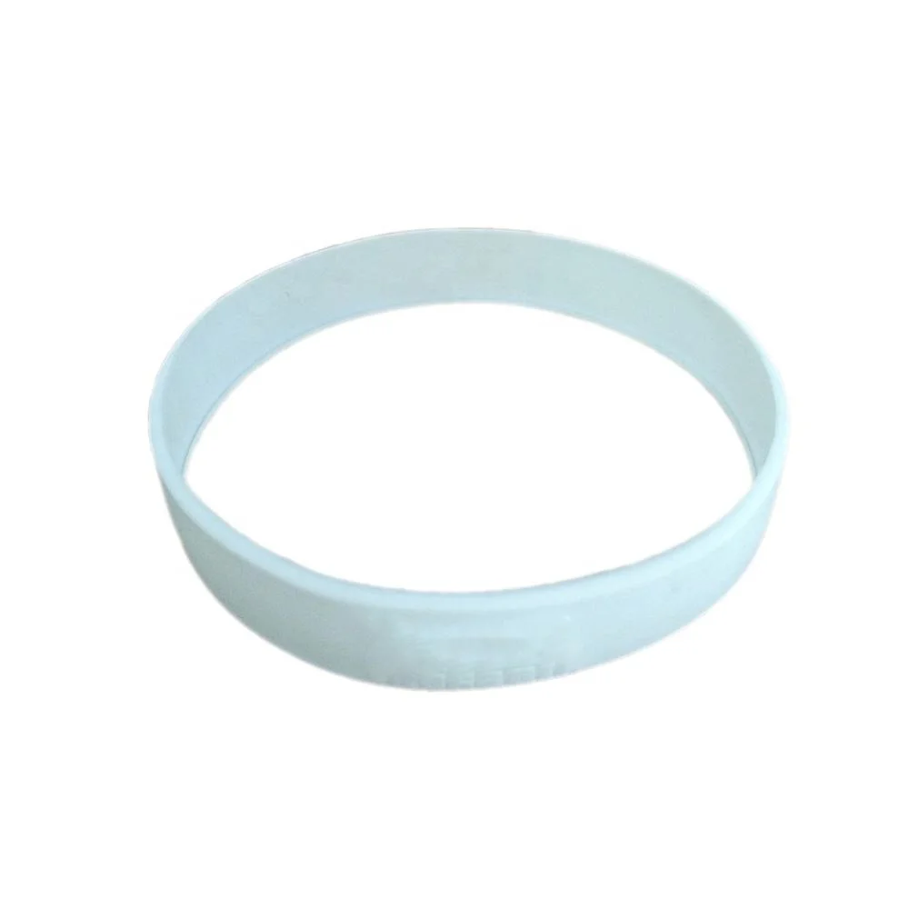 Custom Industrial Heat Resistant Silicone Rubber Bands Elastic Wide Round Rubber Band