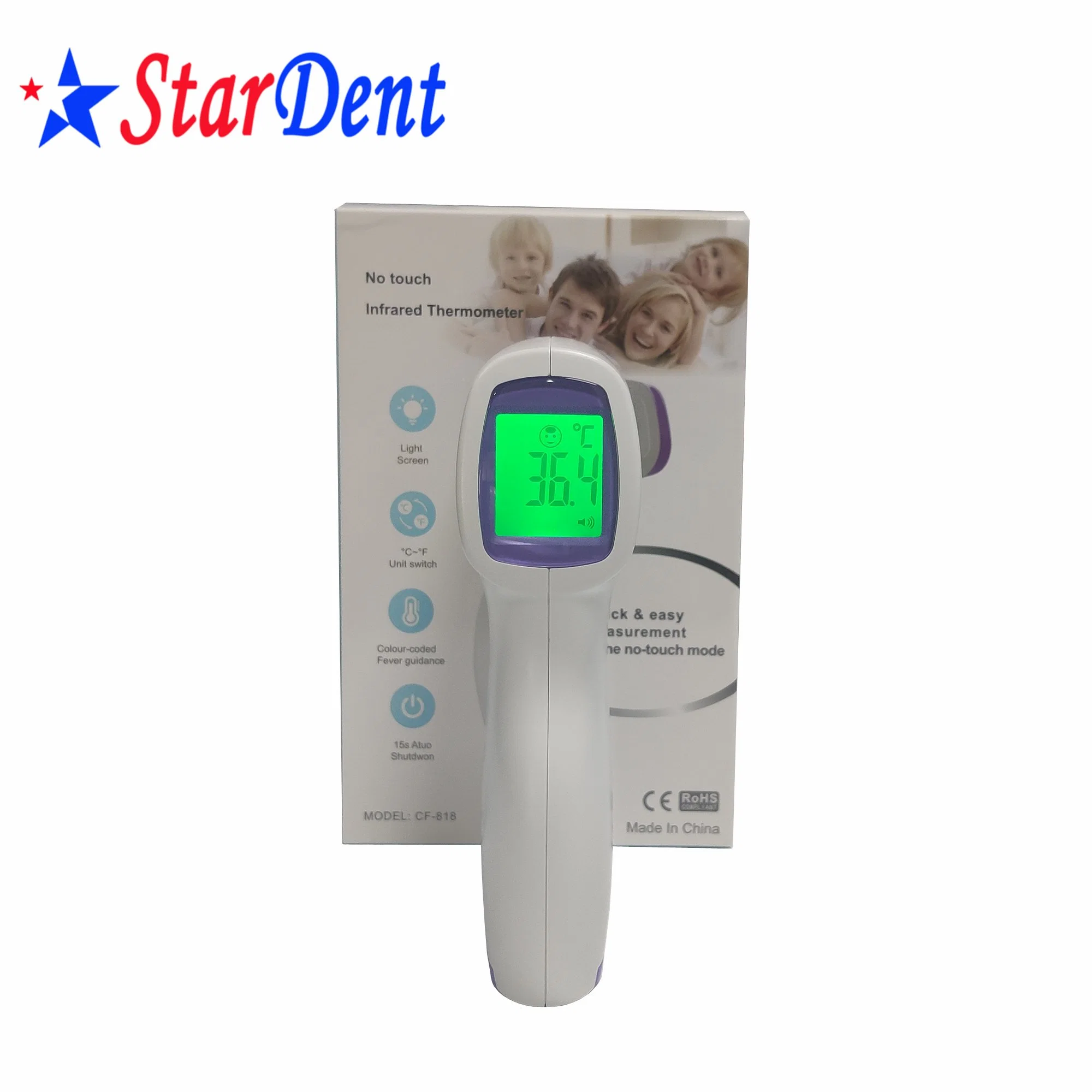Clinic Hospital Medical Lab Surgical Diagnostic Dentist Dental Equipment Baby Adult Electronic Digital Non-Contact Ear Infrared Forehead Thermometer
