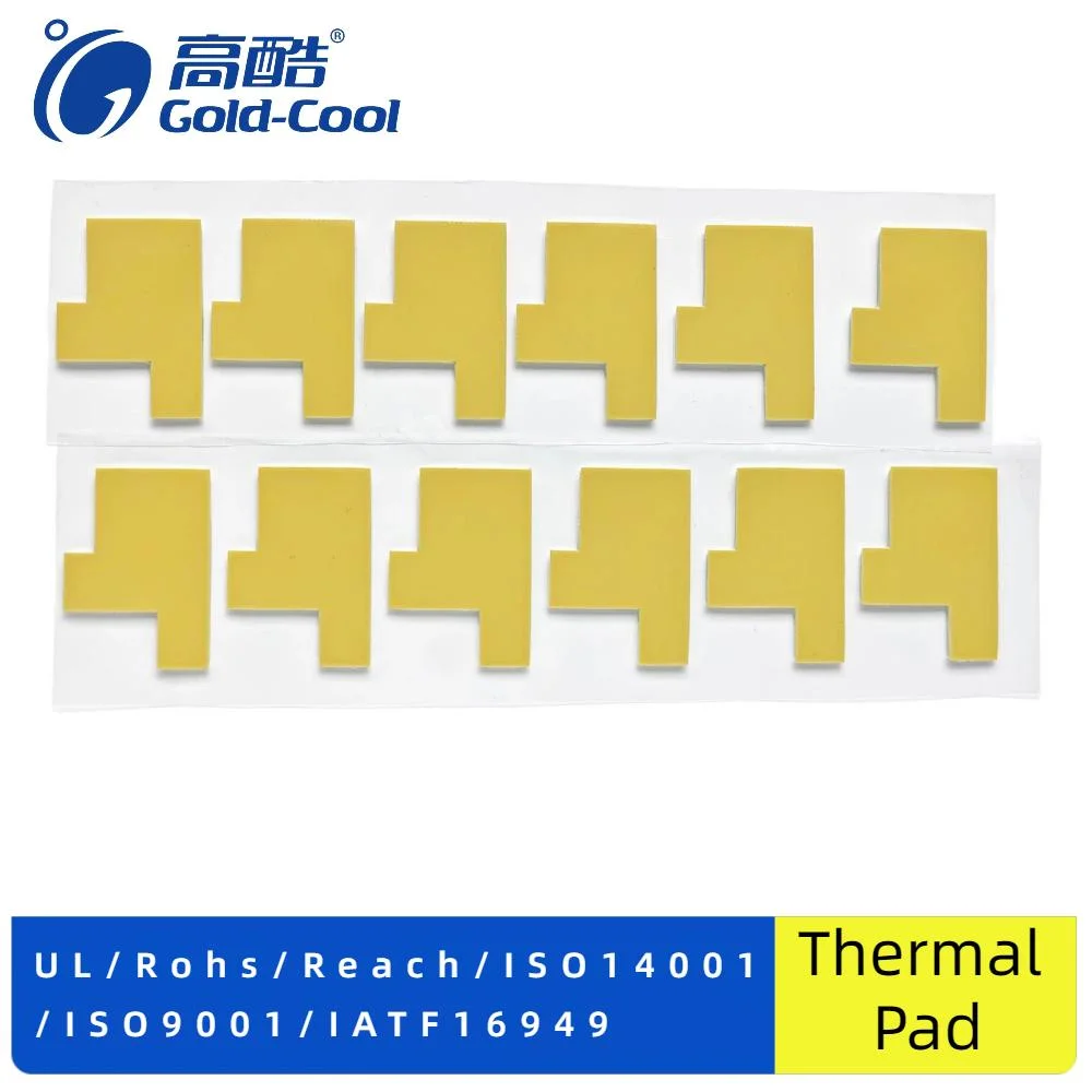 5,0W CPU de alta temperatura de la computadora gráficos LED de disipación de calor aislamiento de la junta Película de silicio conductivo térmico