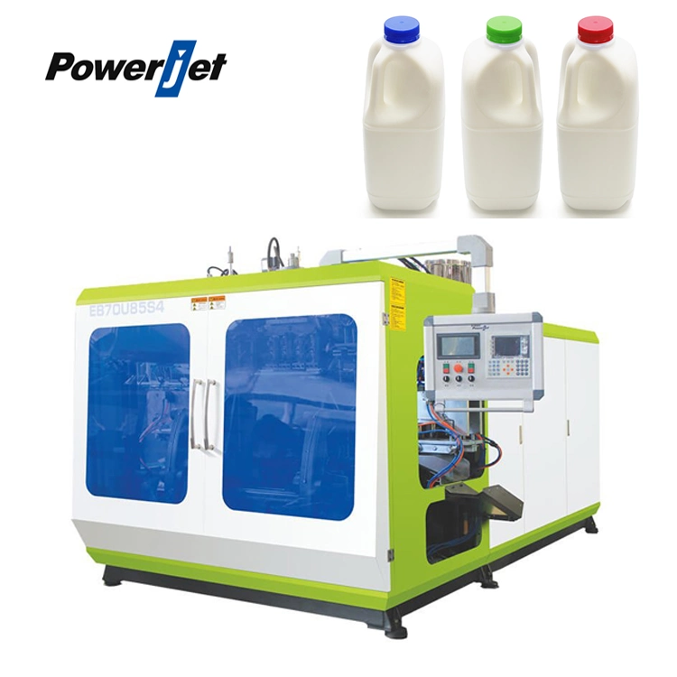 PowerJet PE Kunststoff 1L 100g Flaschen Produkt Extrusionsblasformen Maschine