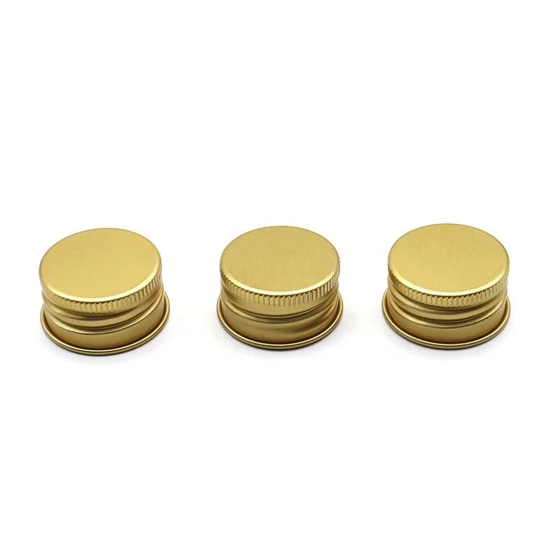 Gold Color Aluminum Cap Metal Lid 26mm