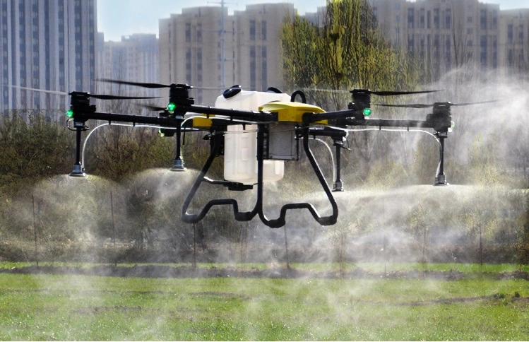 La fumigación de cultivos con aviones no tripulados Uav Gyroplane Máquina Pulverizadora de plaguicidas agrícolas aviones con piloto automático sistema de pulverización