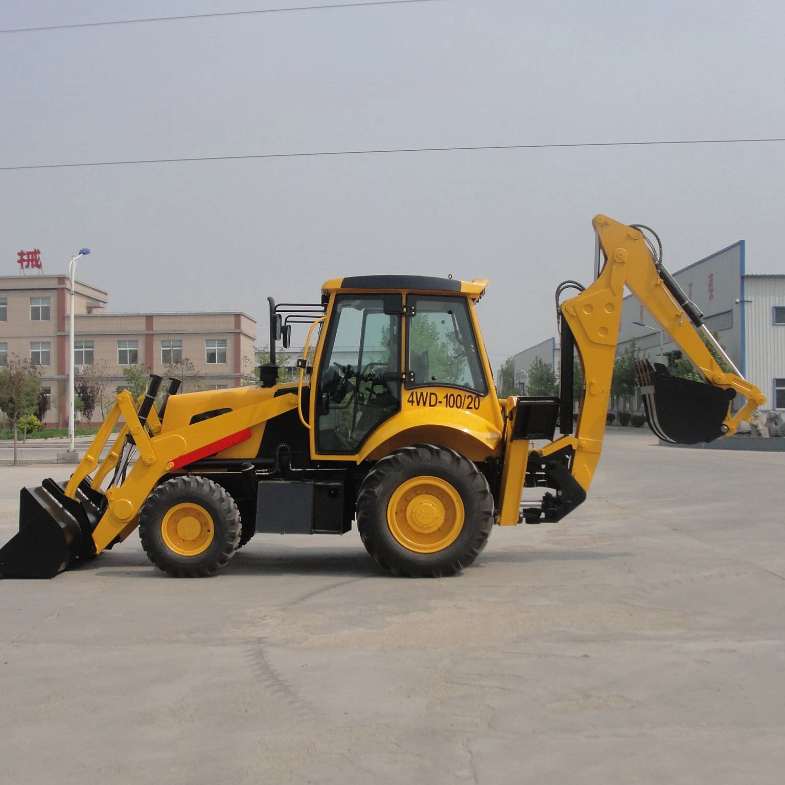 Ztw30-25 Small Mini Wheeled Backhoe Loader