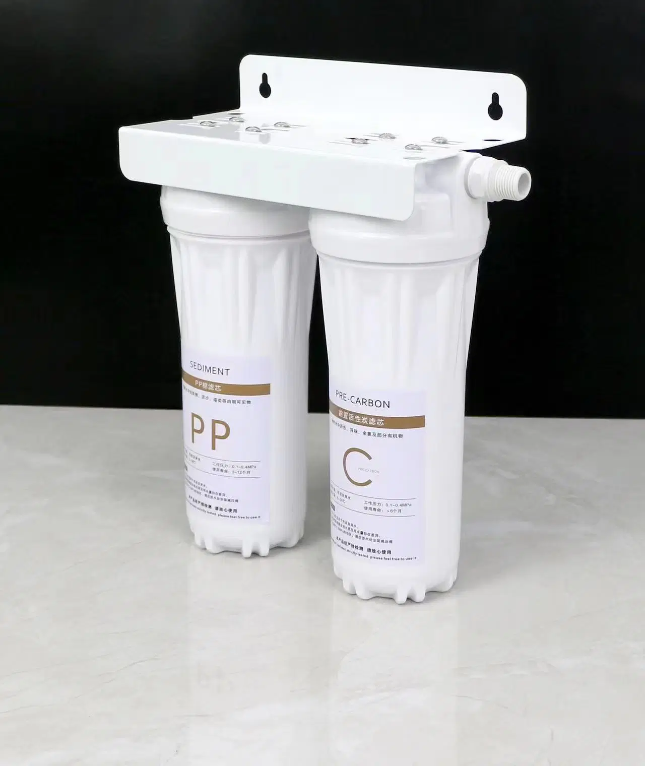 10-Inch 2-Stage 3-Stage Pre-Home Cheap Household Undersink Simple Installation UF System Drinking Water Purifier Filter