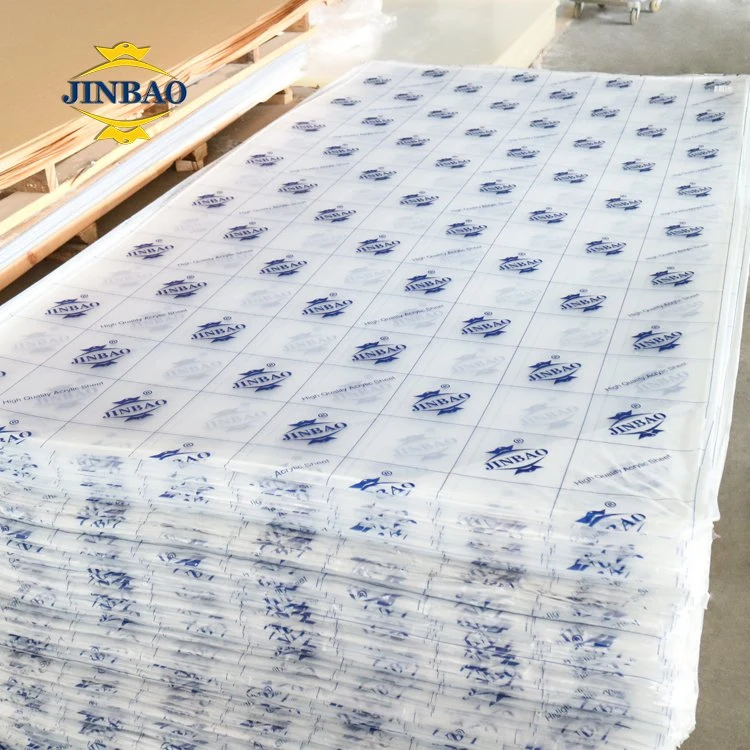 Jinbao Wholesale/Supplier Advertising 3mm 5mm 6mm 10mm 12mm 18mm Color Clear Transparent Flexible Perpex Plastic Board Cast Acrylic Sheet