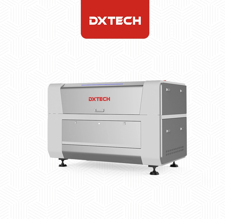 جهاز الليزر لقص وتشريب الأكريليك Dxtech 1390 CO2 بلاستيك من القماش المصنوع من الجلد الزجاجي المصنوع من الخشب