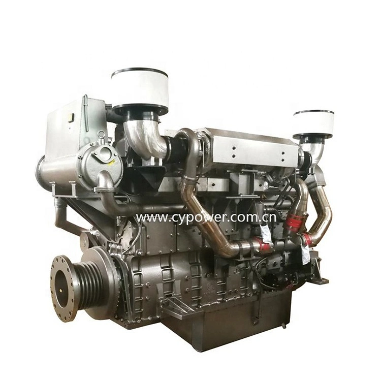 Hot Selling Air Cooled 4-Stroke Six Cylinder 1500rpm / 1800rpm Marine Diesel Engine