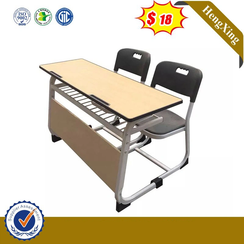 Double Seats Children Kids Student Classroom Modern School Desk