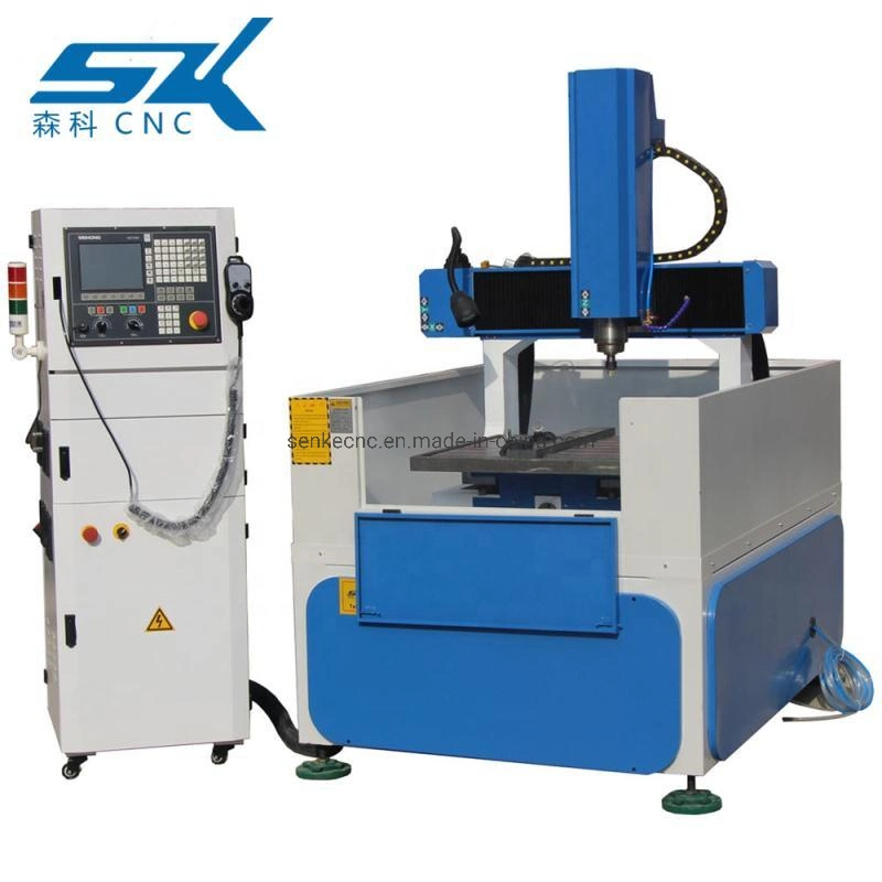 4040 6060 6090 3 Axis Rotary Iron Casted Square Rails Water Proof DSP Cooper Brass Aluminum Gold Silver Metals CNC Engraving Cutting Milling Drilling Machine