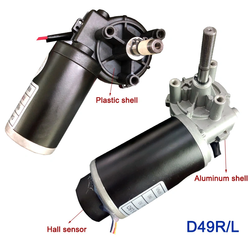 DC24V motor de engrenagem sem fim 60kg. Cm Redutor de Velocidade reversível motor caixa de velocidades Eléctrico da turbina