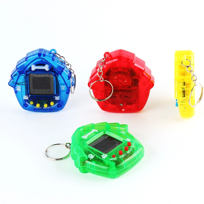 Máquina de mascotas electrónica de mano Mini máquina de juego virtual Tamagotchi Toy Adorno llavero