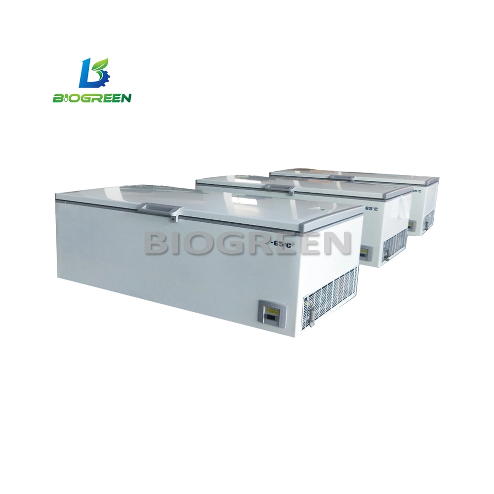 80c Degree Ultra Low-Temperature Cryogenic Refrigerator Lab Chest Deep Freezer