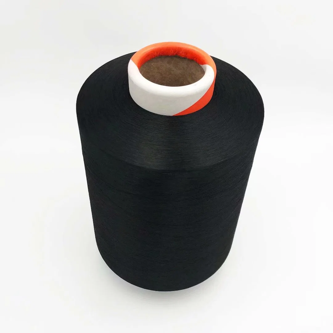 Polyester Fil teinté à chute avec couleur de qualité AA DTY 30d-300d/24f-144f Ddb