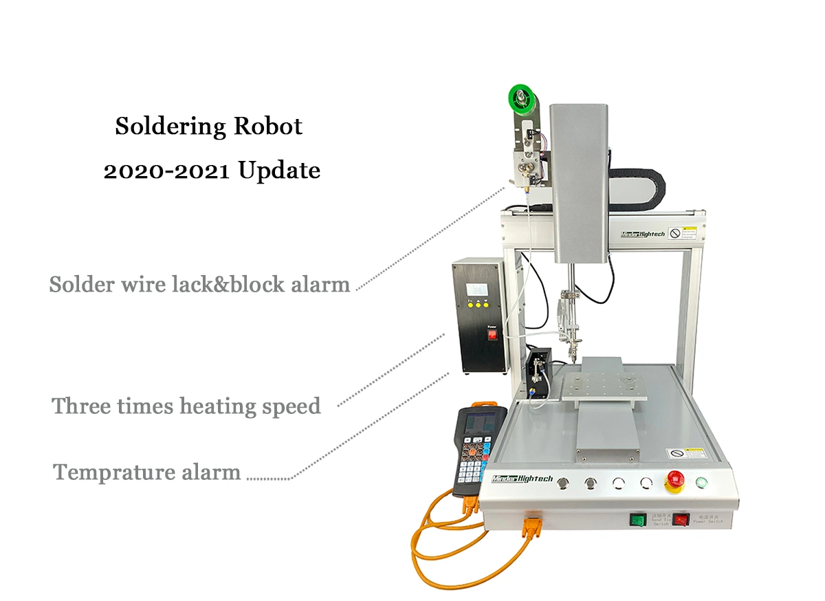 Single-Head Single-Station automatique Machine à souder à souder pour interrupteurs miniatures, des condensateurs