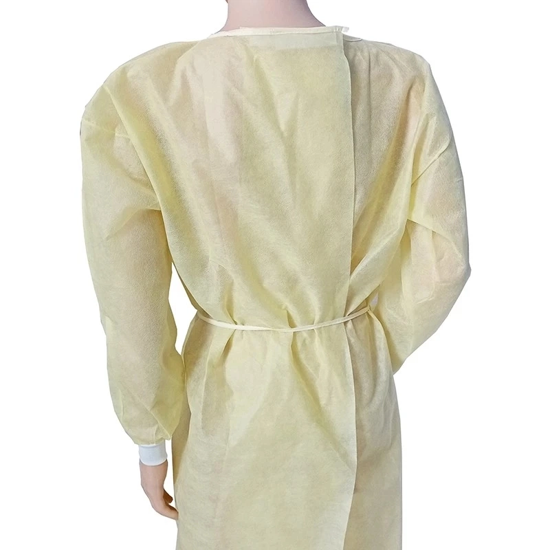 Blouse d'isolation jetable Vêtements de travail Combinaisons de protection PPE Robes résistantes à l'eau Vêtements de sécurité