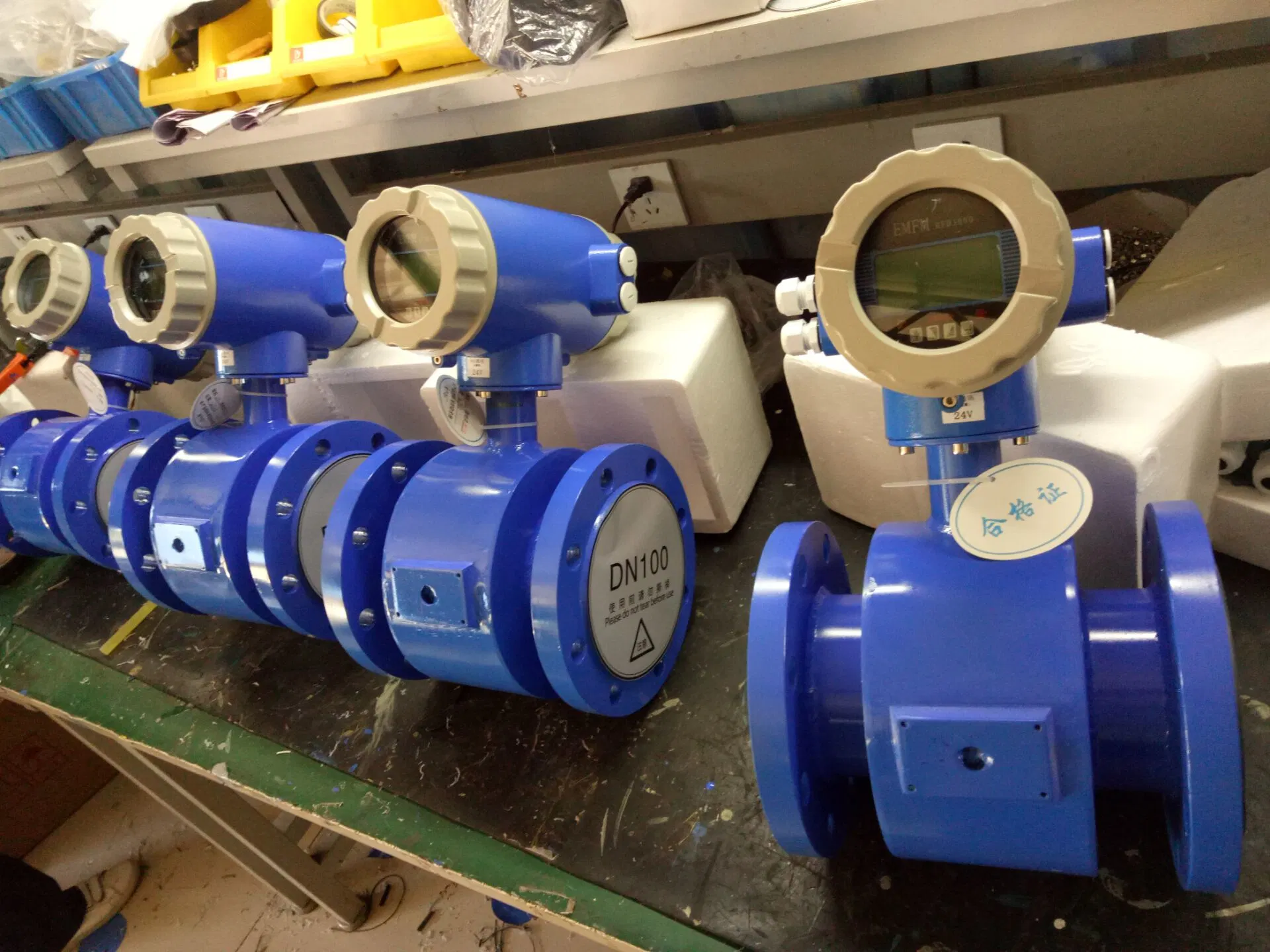 RS485 GPRS Magnetic Electric Sea Water Flow Meter Wireless Communication Sanitary Waste Flowmeter