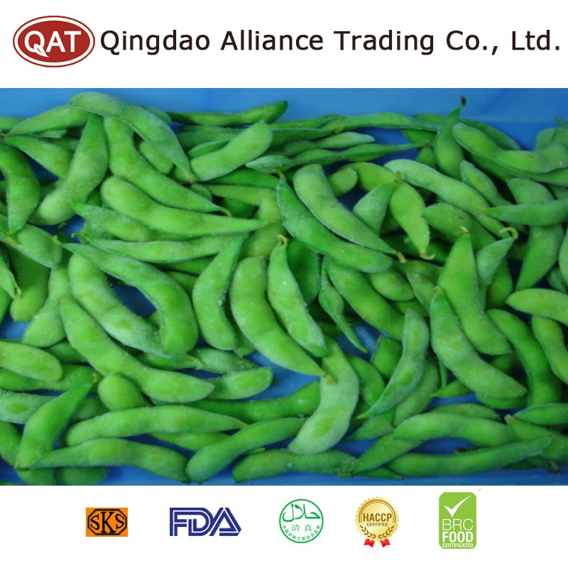 Taiwan Variety IQF Frozen Green Edamame Kernels Soy Beans with Factory Price in Bulk Retail Packing