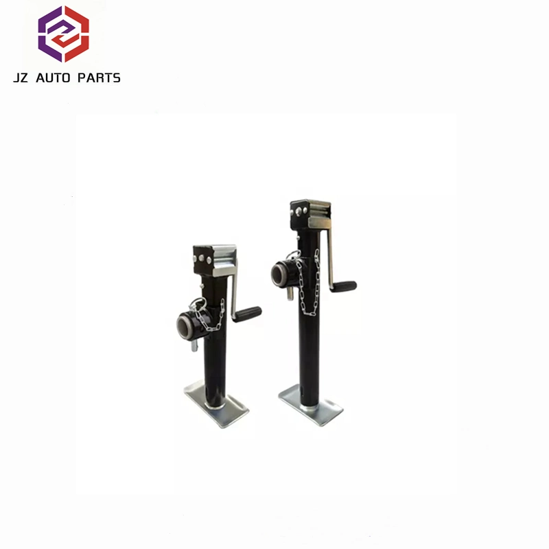 2000lbs 15inch Travel Side Wind Round Tube Mount Swivel Boat Trailer Pipe Landing Jack