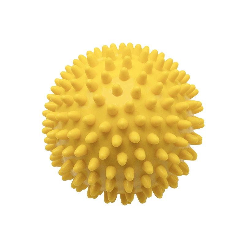 Mayorista Yellow Yoga Accesorios pie músculo Masaje bola Spiky Roller