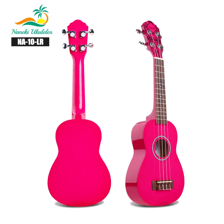 La soprano OEM laminado de 21 pulgadas Instrumentos musicales a los niños Ukulele para regalos