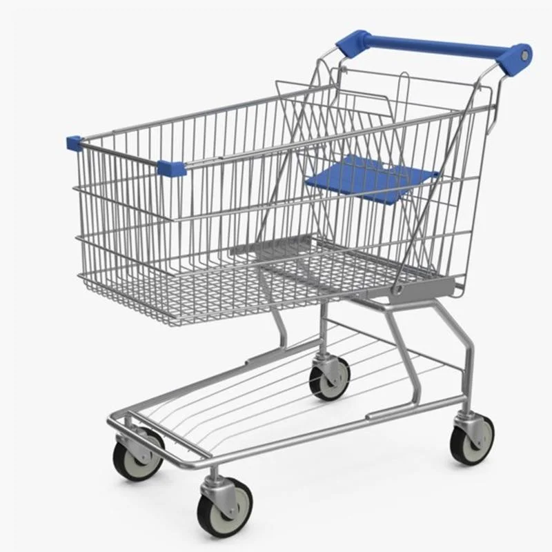 Manufacturer Supply Shopping Trolley Cart Wholesale/Supplier Shopping Trolleys Carts with 4 Wheels