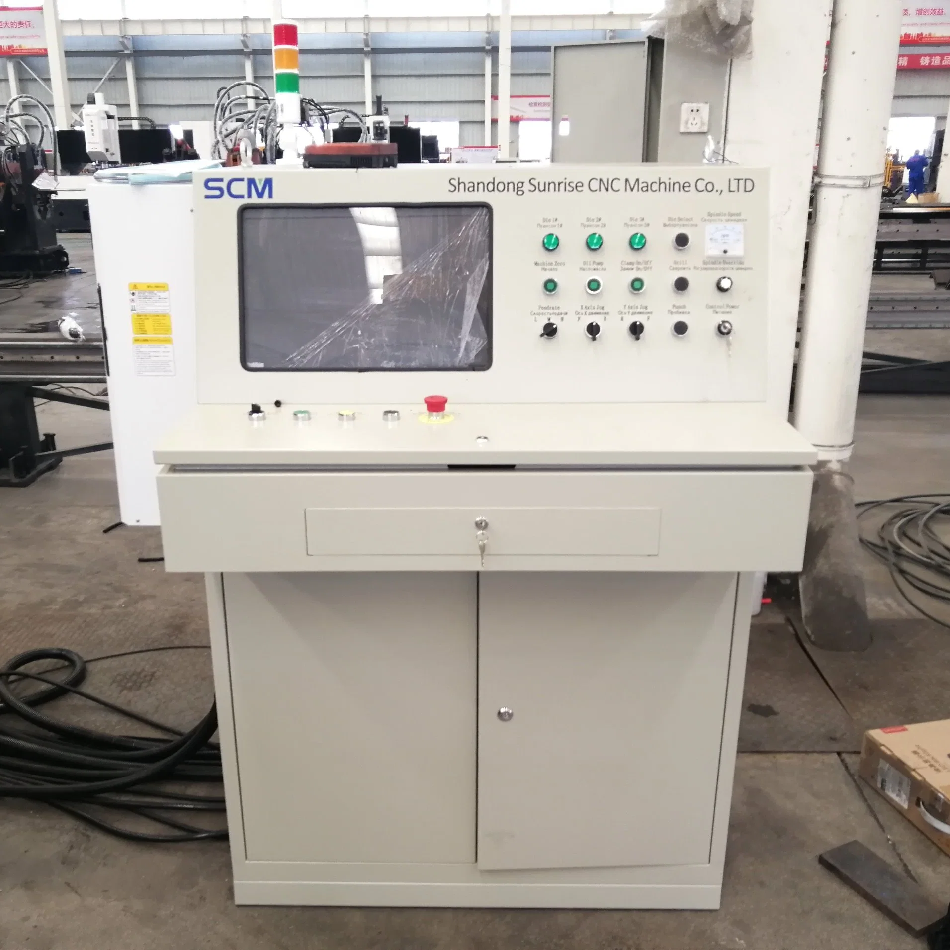 High Efficiency CNC Punching Drilling Marking Machine for High Tensile Plates