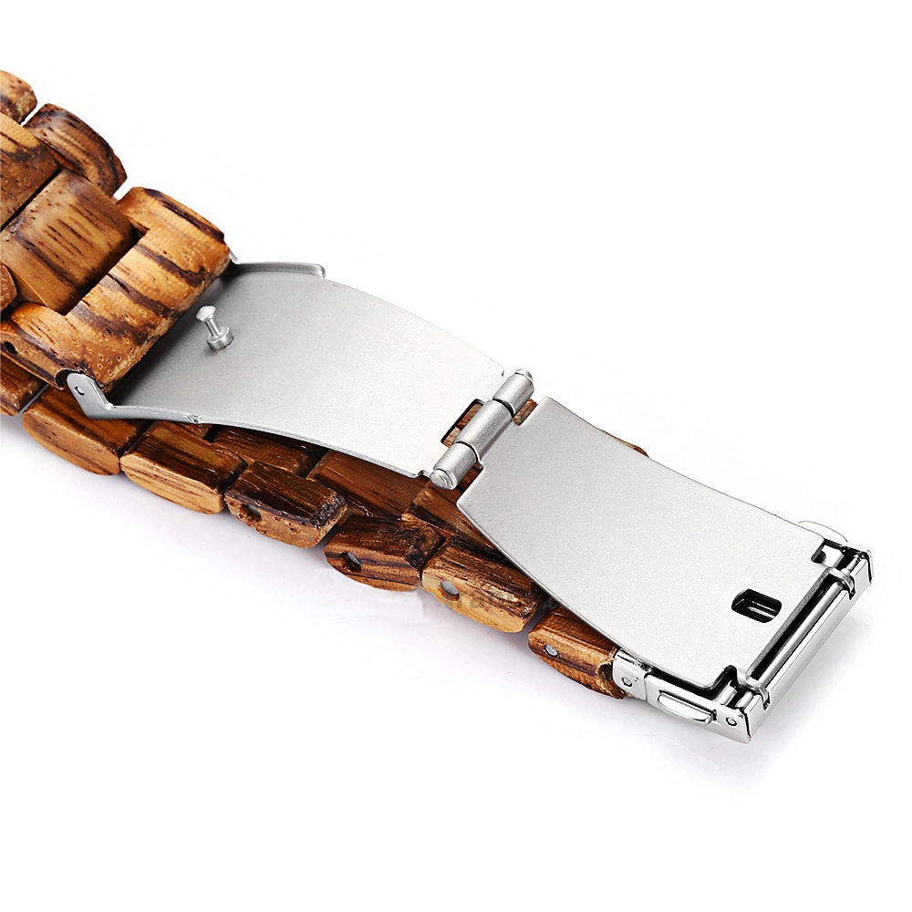 Nuevo diseño de alimentación directamente de fábrica de stock de la moda de lujo Bewell elemento madera ecológica regalos hombre reloj de pulsera