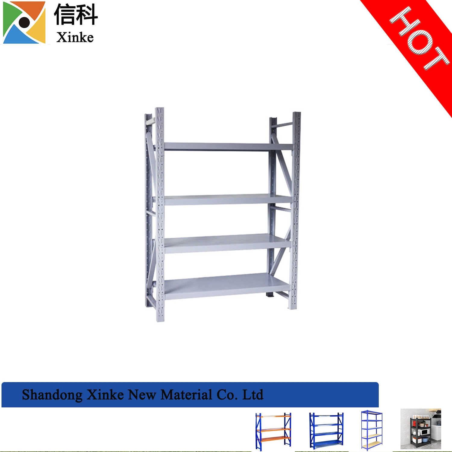 Supermarket Warehouse Display Kitchen Workbench Goods Rack Metal Plate Storage Shelf