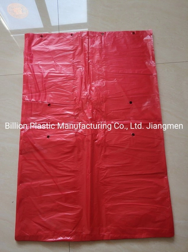 Brc Dust Free Plastic Flat Poly Punch Hole Fruit Packaging Bag