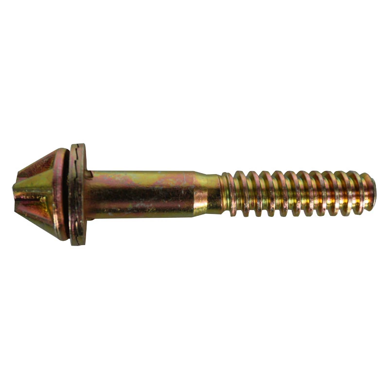 Coach Screw Spike in Yellow Zinc Plated