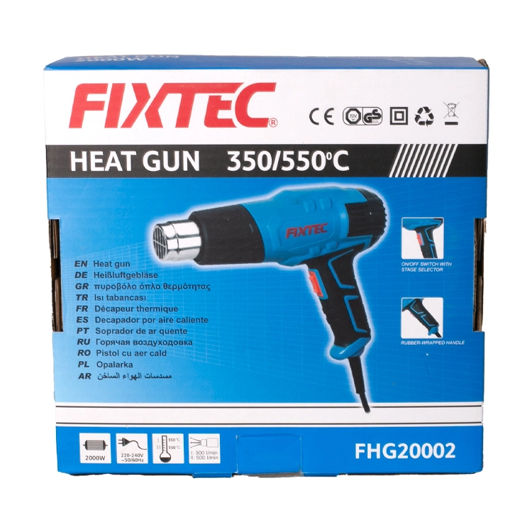 Fixtec Hot Air Gun Power Tool Electric 2000W Portable Electric Heat Gun