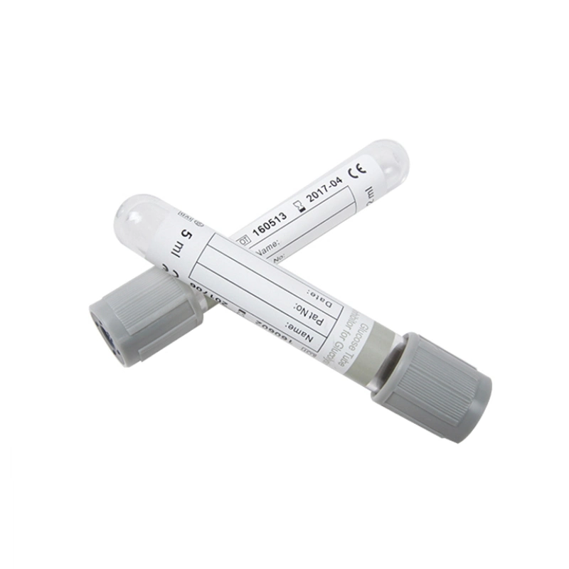 Economic and Safety Medical Gray Glucose Blood Tube for Collection